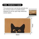 Cute Cat Welcome Mat for Indoor/Outdoor Use