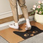 Cute Cat Welcome Mat for Indoor/Outdoor Use