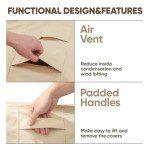 Loriano 4-Piece Waterproof Patio Furniture Cover Set