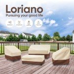 Loriano 4-Piece Waterproof Patio Furniture Cover Set