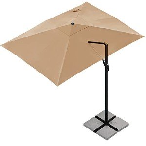 Sunnyglade 10x13ft Cantilever Patio Umbrella - Tan