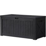 Devoko Large Waterproof Outdoor Storage Deck Box