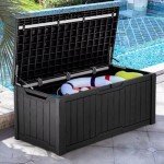 YITAHOME 120 Gallon Waterproof Outdoor Storage Box