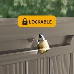 TARKARI 100 Gallon Waterproof Outdoor Storage Box