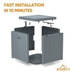 51 Gallon Waterproof Outdoor Storage Deck Box