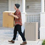 Light Brown 48 Gallon Waterproof Resin Deck Box