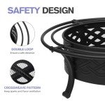 Panovue 36-Inch Round Outdoor Fire Pit