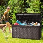 Greesum 100 Gallon Outdoor Storage Deck Box