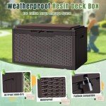 Greesum 100 Gallon Outdoor Storage Deck Box
