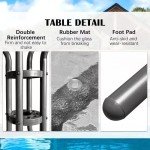 SONGBATE 36" Outdoor Bistro Set with 2 Chairs