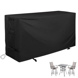 Bar Height Patio Set Cover for Bistro Furniture