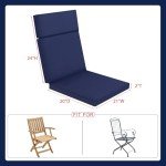 Favoyard Waterproof High-Back Patio Chair Cushion