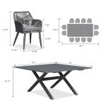 14-Piece All-Weather Patio Dining Set for 12