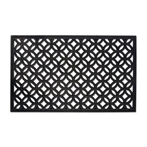 DII All-Weather Lattice Rubber Doormat, 18x30