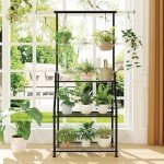 Heavy Duty 3-Tiered Metal Plant Stand