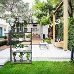 4-Tier Heavy Duty Metal Plant Stand - Black