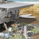 Zinnia Modern Floral Outdoor Area Rug, 8x10