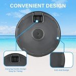 Heavy-Duty Fillable Patio Umbrella Base - 50Lbs