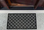 DII All-Weather Lattice Rubber Doormat, 18x30