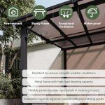 Aoxun 10'x12' Sloped Roof Patio Gazebo