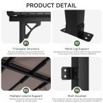 Aoxun 10'x12' Sloped Roof Patio Gazebo