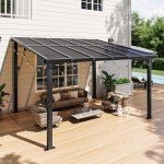 Aoxun 10'x12' Sloped Roof Patio Gazebo