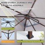 Outdoor Patio Gazebo 10x12 with Mosquito Netting