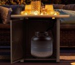 ZAFRO 28" Outdoor Propane Fire Pit Table