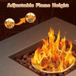 ZAFRO 28" Outdoor Propane Fire Pit Table