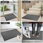 Yimobra Waterproof Heavy Duty Entrance Door Mat