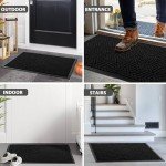 Yimobra Waterproof Outdoor Welcome Mat 17x29.5