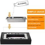 Rectangle Fire Pit Table with Roasting Sticks