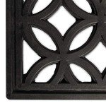 DII All-Weather Lattice Rubber Doormat, 18x30