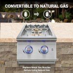 Livory Outdoor Kitchen Double Grilling Side Burners