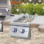 Livory Outdoor Kitchen Double Grilling Side Burners