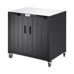 Outdoor Grill Cart with Storage & Stainless Steel Top