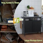 Outdoor Grill Cart with Storage and Wheels - 32