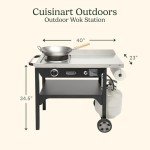 Cuisinart Outdoor Wok Station with 14” Wok