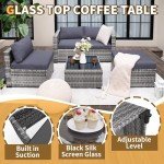 5-Piece Modular Outdoor Sectional Sofa Set