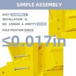 Yellow HDPE All-Weather Adirondack Chair