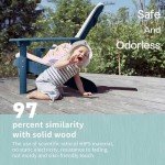 Navy Blue Weather-Resistant Adirondack Patio Chairs