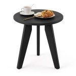Homenjoy Weather-Resistant Round Outdoor Side Table