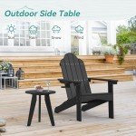 Homenjoy Weather-Resistant Round Outdoor Side Table