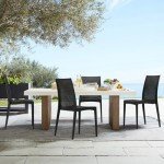 4-Pack Stackable Outdoor Wicker-Style Patio Chairs
