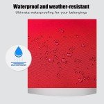 Waterproof Outdoor Cushion Covers Set of 4 - Red