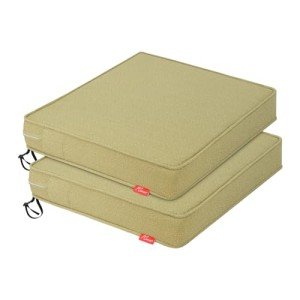 Ginger Yellow Outdoor Chair Cushions - 2 Pack