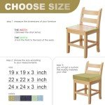 Ginger Yellow Outdoor Chair Cushions - 2 Pack