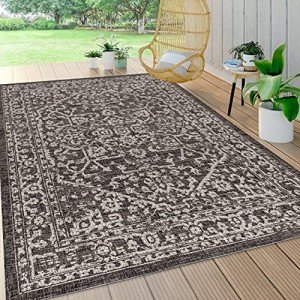 Malta Bohemian Medallion Outdoor Area Rug - 8x10