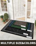 Waterproof Non-Slip Outdoor Welcome Mat, Brown