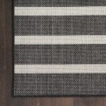 Nourison Positano Black Ivory 8' x 10' Rug